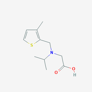 molecular formula C11H17NO2S B7895231 [Isopropyl-(3-methyl-thiophen-2-ylmethyl)-amino]-acetic acid 