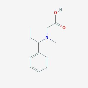 molecular formula C12H17NO2 B7895233 [Methyl-(1-phenyl-propyl)-amino]-acetic acid 