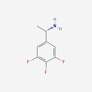 molecular formula C8H8F3N B7895246 (S)-1-(3,4,5-Trifluorophenyl)ethan-1-amine 