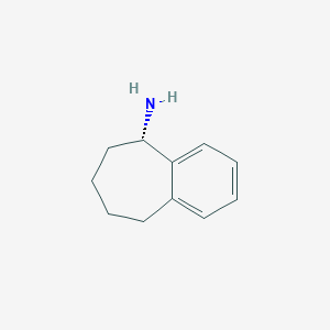 molecular formula C11H15N B7895252 (S)-6,7,8,9-Tetrahydro-5H-benzocycloheptene-5-amine CAS No. 307532-00-9