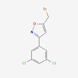 5-(Bromomethyl)-3-(3,5-dichlorophenyl)-1,2-oxazole