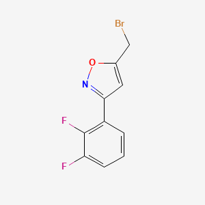 5-(Bromomethyl)-3-(2,3-difluorophenyl)-1,2-oxazole