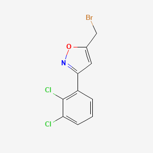 5-(Bromomethyl)-3-(2,3-dichlorophenyl)-1,2-oxazole