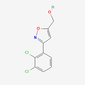 [3-(2,3-Dichlorophenyl)-1,2-oxazol-5-yl]methanol