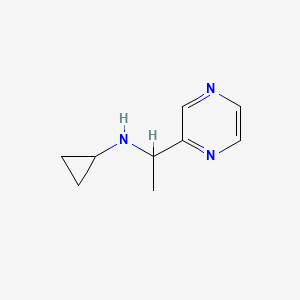 Cyclopropyl-(1-pyrazin-2-yl-ethyl)-amine