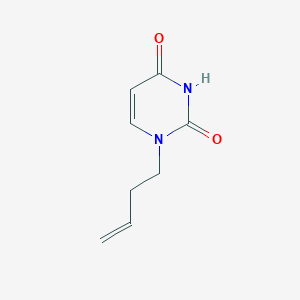 molecular formula C8H10N2O2 B7895622 1-(But-3-en-1-yl)pyrimidine-2,4(1H,3H)-dione 