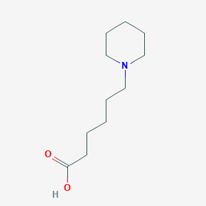 molecular formula C11H21NO2 B7895637 6-(Piperidin-1-yl)hexanoic acid 