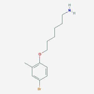 6-(4-Bromo-2-methylphenoxy)hexan-1-amine