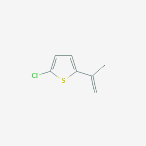 molecular formula C7H7ClS B7895812 2-Chloro-5-(1-methylethenyl)thiophene 