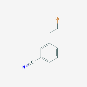 molecular formula C9H8BrN B7895888 3-(2-Bromoethyl)benzonitrile 