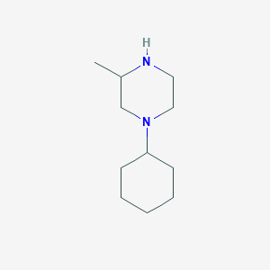 1-Cyclohexyl-3-methyl-piperazine