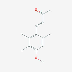 molecular formula C14H18O2 B7895956 4-(4-Methoxy-2,3,6-trimethylphenyl)-3-buten-2-one 