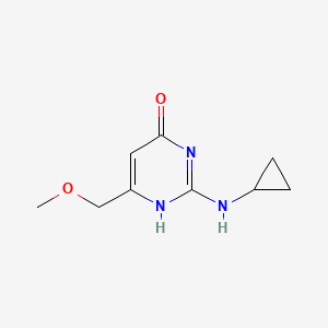 2-(cyclopropylamino)-6-(methoxymethyl)-1H-pyrimidin-4-one