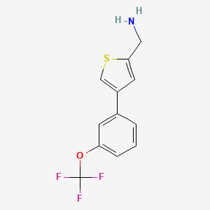 (4-(3-(Trifluoromethoxy)phenyl)thiophen-2-yl)methanamine