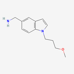 [1-(3-Methoxypropyl)-1H-indol-5-yl]methanamine