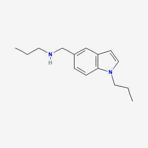 Propyl[(1-propyl-1H-indol-5-yl)methyl]amine