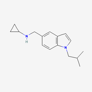 N-((1-Isobutyl-1H-indol-5-yl)methyl)cyclopropanamine