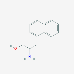 molecular formula C13H15NO B7896185 b-Amino-1-naphthalenepropanol 