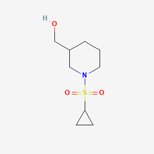 [1-(Cyclopropanesulfonyl)piperidin-3-yl]methanol