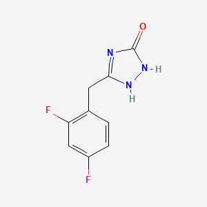 molecular formula C9H7F2N3O B7896234 CID 64559507 