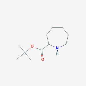 molecular formula C11H21NO2 B7896246 Tert-butyl azepane-2-carboxylate 