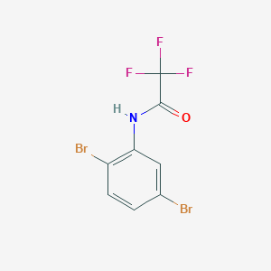 molecular formula C8H4Br2F3NO B7896277 N-(2,5-dibromophenyl)-2,2,2-trifluoroacetamide 