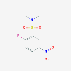 molecular formula C8H9FN2O4S B7896291 2-fluoro-N,N-dimethyl-5-nitrobenzenesulfonamide 