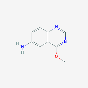 molecular formula C9H9N3O B7896317 4-Methoxyquinazolin-6-amine 