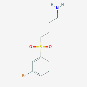 molecular formula C10H14BrNO2S B7896367 4-(3-Bromobenzenesulfonyl)butan-1-amine 