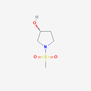 molecular formula C5H11NO3S B7896386 (3R)-1-methanesulfonylpyrrolidin-3-ol 