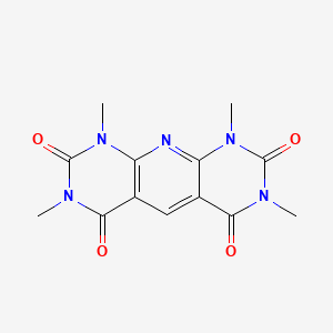 molecular formula C13H13N5O4 B7896423 1,3,7,9-Tetramethylpyrido[2,3-D:6,5-D']dipyrimidine-2,4,6,8(1H,3H,7H,9H)tetrone 