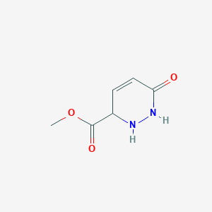 molecular formula C6H8N2O3 B7896584 methyl 6-oxo-2,3-dihydro-1H-pyridazine-3-carboxylate 