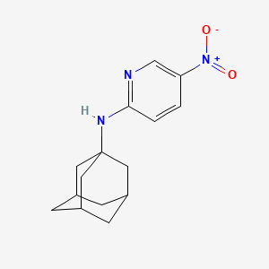 molecular formula C15H19N3O2 B7896640 2-(1-Adamantylamino)-5-nitropyridine 