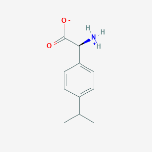 (2S)-2-azaniumyl-2-(4-propan-2-ylphenyl)acetate