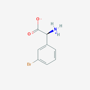 (2S)-2-azaniumyl-2-(3-bromophenyl)acetate