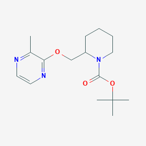 tert-Butyl 2-(((3-methylpyrazin-2-yl)oxy)methyl)piperidine-1-carboxylate