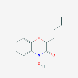B078970 2-Butyl-4-hydroxy-1,4-benzoxazin-3-one CAS No. 13212-62-9
