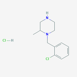 molecular formula C12H18Cl2N2 B7897031 1-(2-Chloro-benzyl)-2-methyl-piperazine hydrochloride 