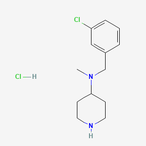 (3-Chloro-benzyl)-methyl-piperidin-4-yl-amine hydrochloride