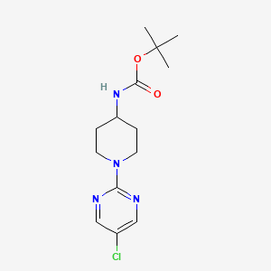[1-(5-Chloro-pyrimidin-2-yl)-piperidin-4-yl]-carbamic acid tert-butyl ester