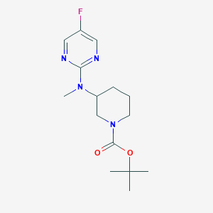 Tert-butyl 3-((5-fluoropyrimidin-2-yl)(methyl)amino)piperidine-1-carboxylate