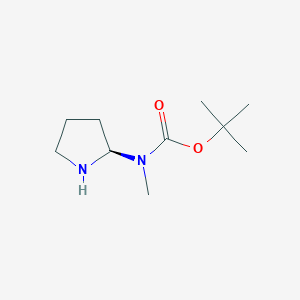 molecular formula C10H20N2O2 B7897250 tert-butyl N-methyl-N-[(2R)-pyrrolidin-2-yl]carbamate 
