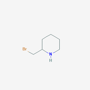 molecular formula C6H12BrN B7897292 2-(Bromomethyl)piperidine 