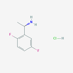 molecular formula C8H10ClF2N B7897326 (S)-1-(2,5-Difluorophenyl)ethanamine hydrochloride 
