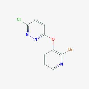 molecular formula C9H5BrClN3O B7897373 3-(2-Bromo-pyridin-3-yloxy)-6-chloro-pyridazine CAS No. 1065484-70-9