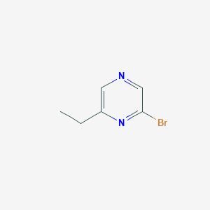 molecular formula C6H7BrN2 B7897535 2-Bromo-6-ethylpyrazine 