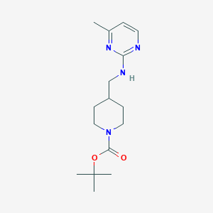 molecular formula C16H26N4O2 B7897834 4-[(4-Methyl-pyrimidin-2-ylamino)-methyl]-piperidine-1-carboxylic acid tert-butyl ester 