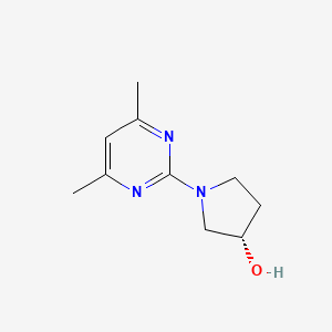 molecular formula C10H15N3O B7897874 (S)-1-(4,6-Dimethylpyrimidin-2-yl)pyrrolidin-3-ol 