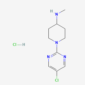 [1-(5-Chloro-pyrimidin-2-yl)-piperidin-4-yl]-methyl-amine hydrochloride