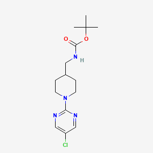 tert-Butyl ((1-(5-chloropyrimidin-2-yl)piperidin-4-yl)methyl)carbamate
